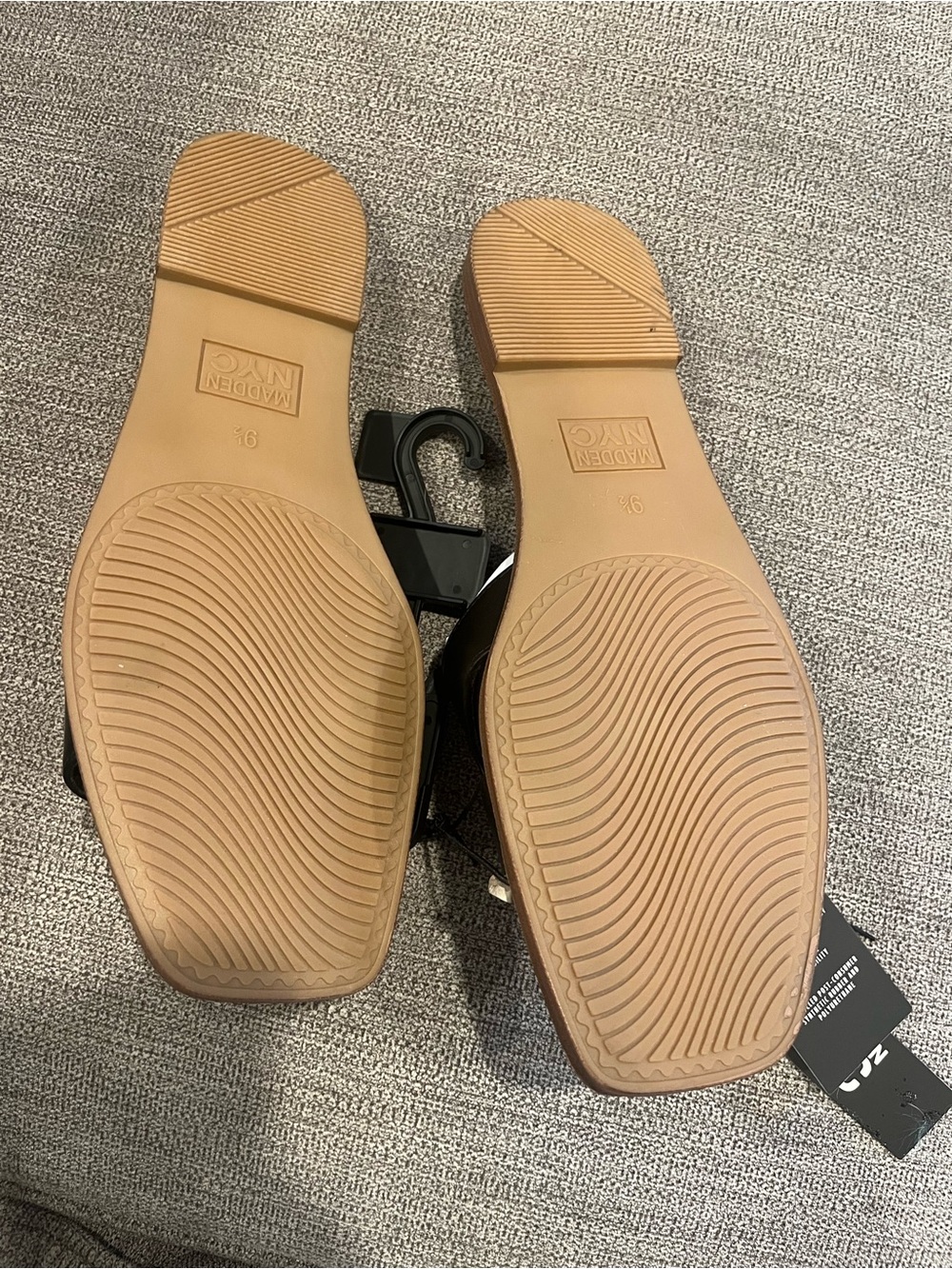 Women's Black Sandals - Picture 2 of 2